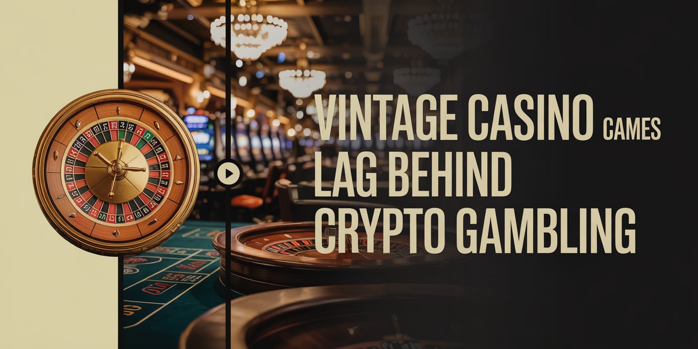 Vintage Casino Games Lag Behind Crypto Gambling